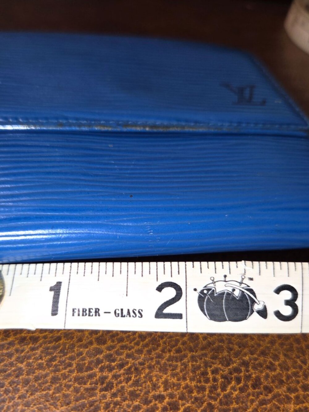 Louis Vuitton Elise Compact Wallet - Toledo Blue Epi - See Callouts - Picture 10 of 15